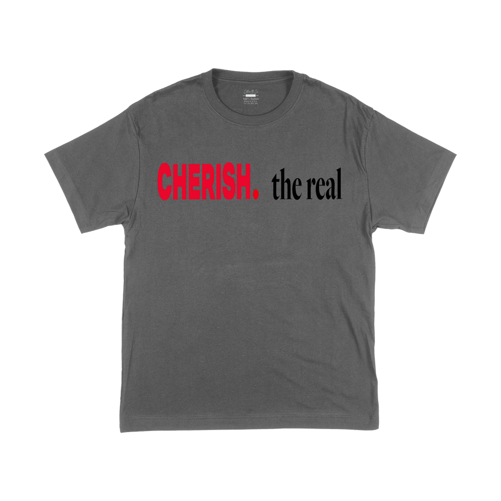 CHERISH. the real TYPOGRAPHY TEE