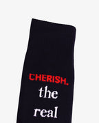 CHERISH. the real TYPOGRAPHY SOCKS