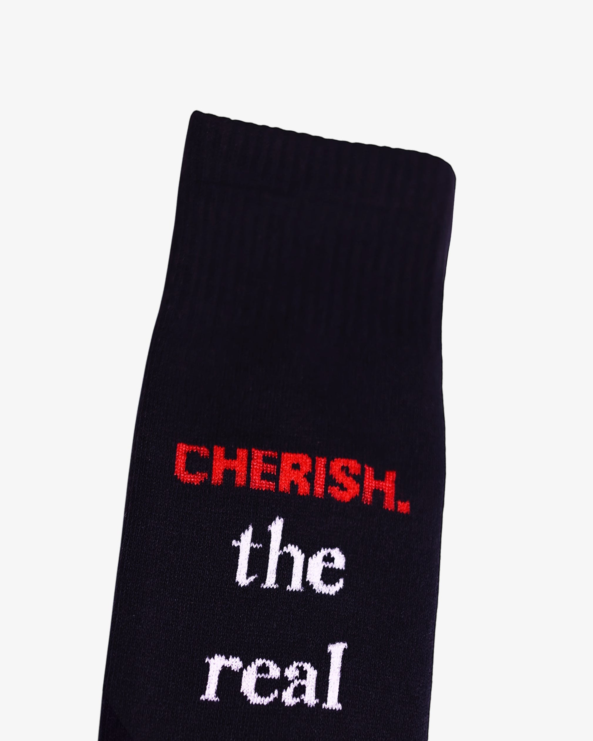 CHERISH. the real TYPOGRAPHY SOCKS